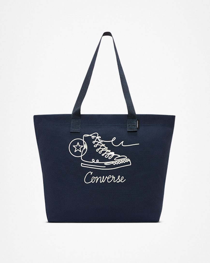 Dámské Tašky Converse Platene Sneaker Grafická Tote Tmavě Blankyt | CZ FQCJ05